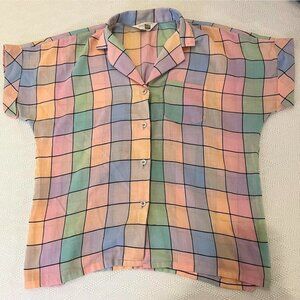 SOLD-Sears The Fashion Place Vintage Shirt 🟨